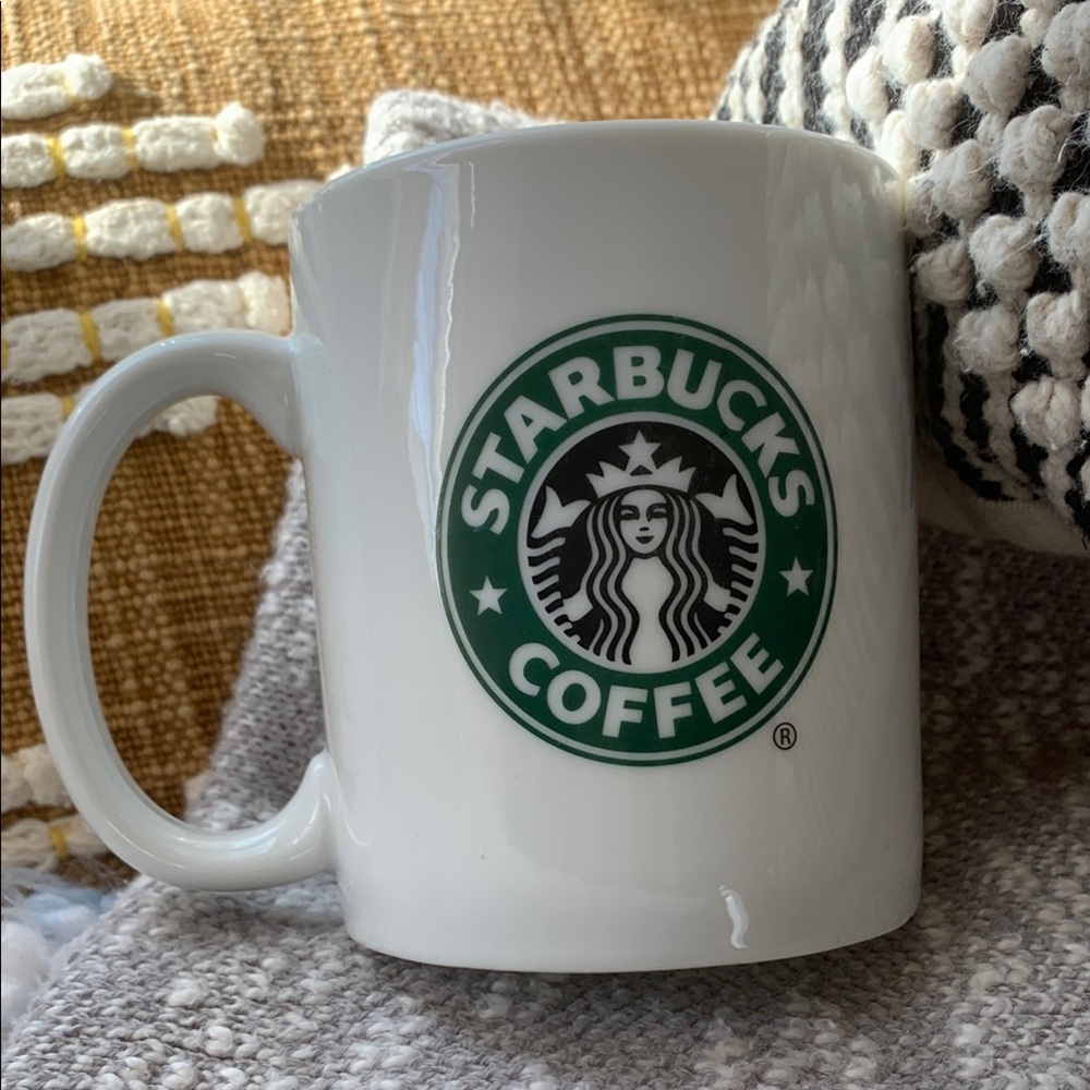 Starbucks Double Sided Logo Mug 11 Oz